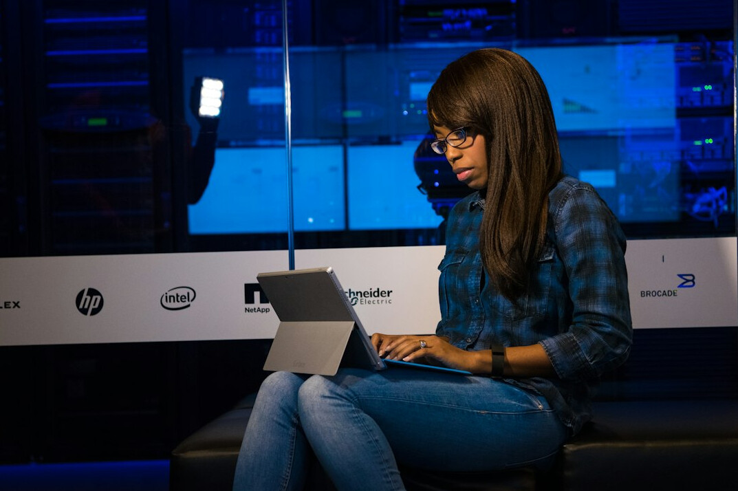 woman programmer working