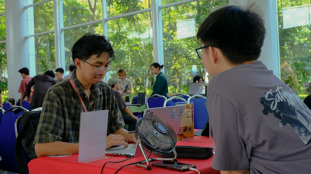 man learning to code
