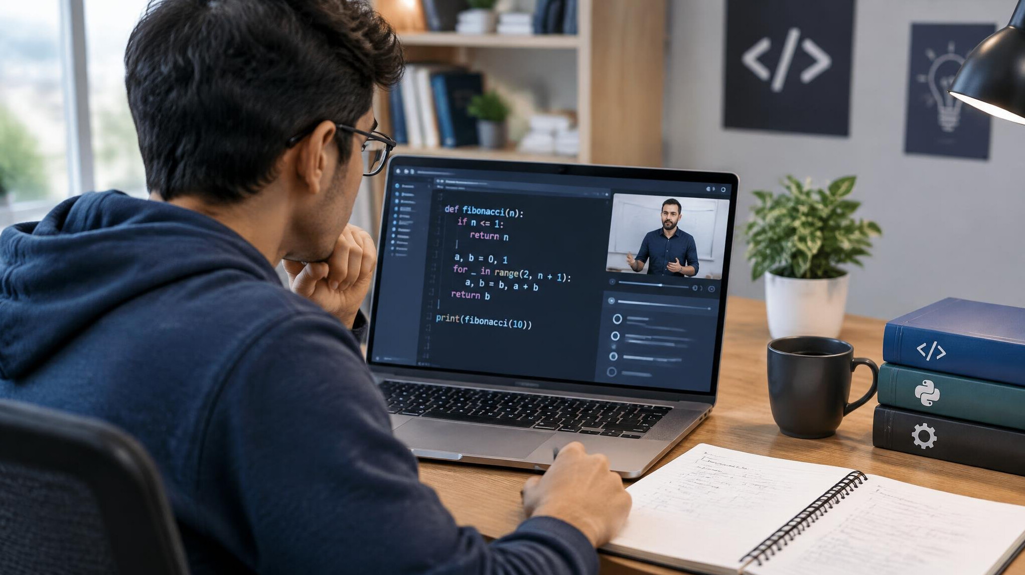 programmer learning coding