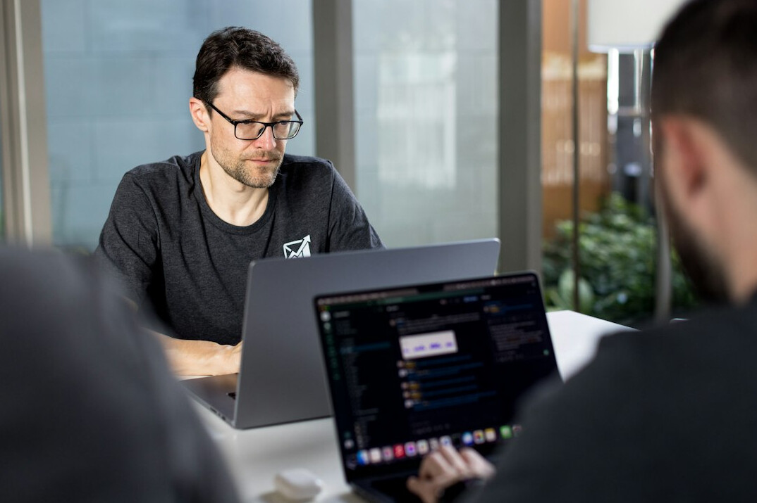 startup founder coding